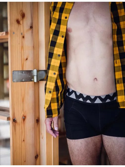 Pohodlné černé boxerky Evans