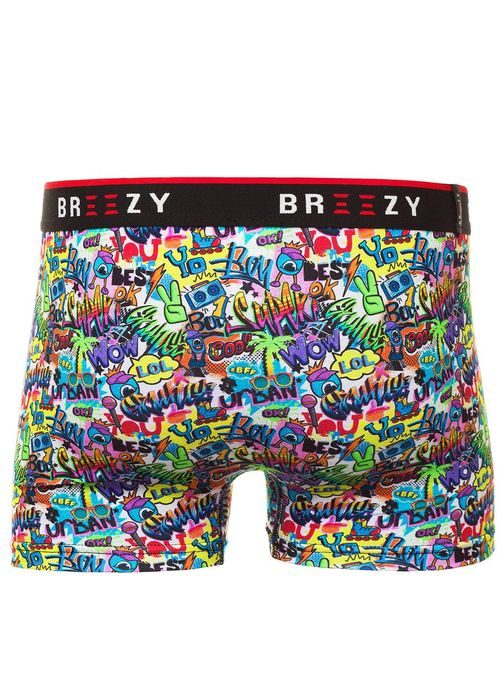 Barevné vzorované pánské boxerky B/88005