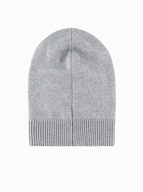 Moderní šedá melírovaná čepice V5 ACWH-0124