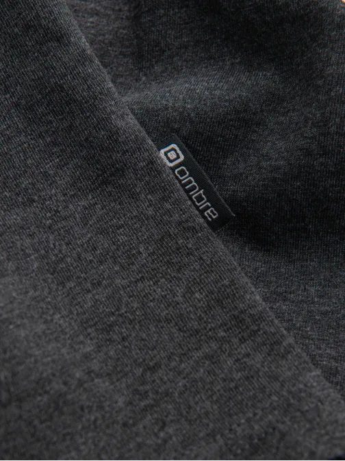 Černé pánské tričko s knoflíky V4 TSCT-0155
