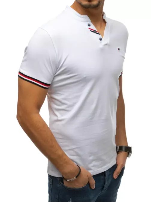 Elegantní tričko v bílé barvě