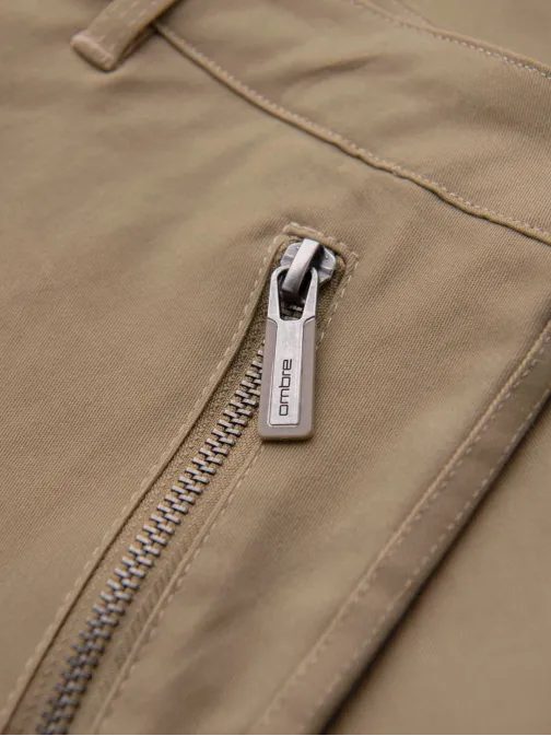 Pánské hnědé kalhoty V3 P1517