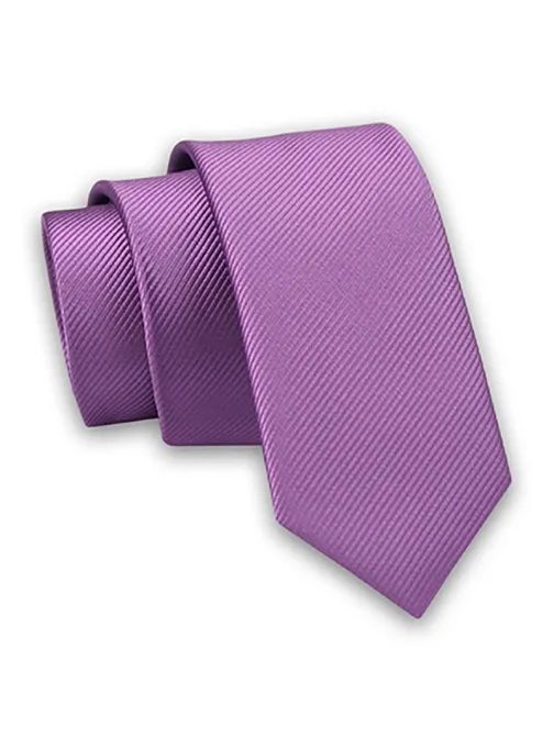 Jednobarevná fialová pánská kravata