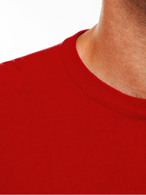 Exkluzivní červený pánský svetr NEW MEN 9020