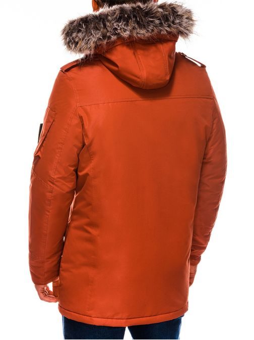Originální cihlová zimní bunda c410