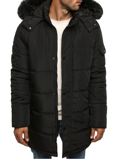 Trendy zimní pánská bunda černá OZONEE 3160