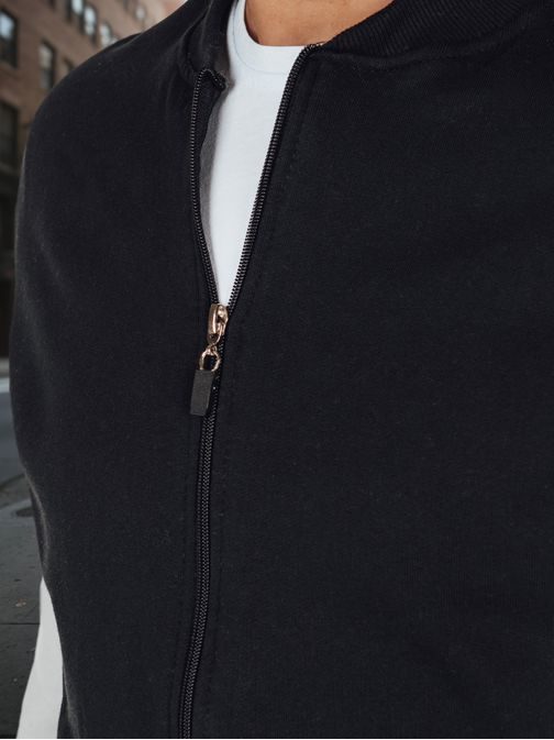 Dvoubarevná pánská černo-bílá mikina