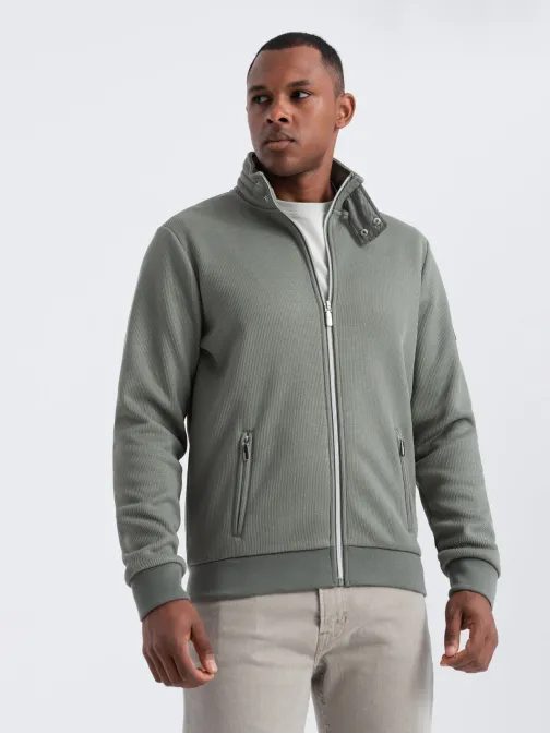 Trendy khaki bomber bunda V3 JANP-0154