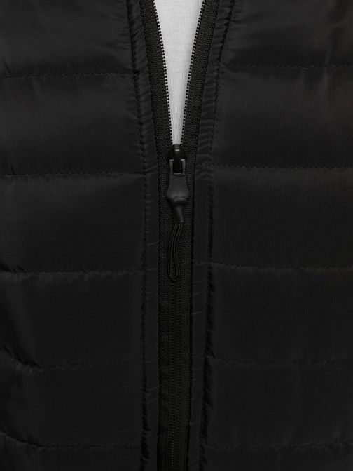 Pohodlná černa bunda s kapucí J.STYLE AK78