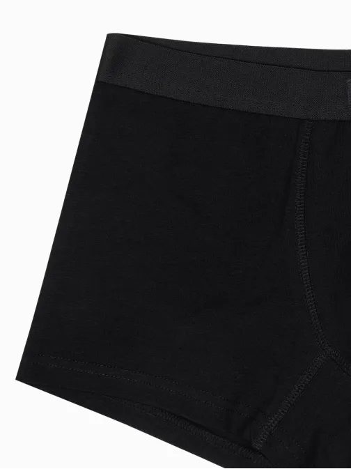 Stylové černé boxerky U286
