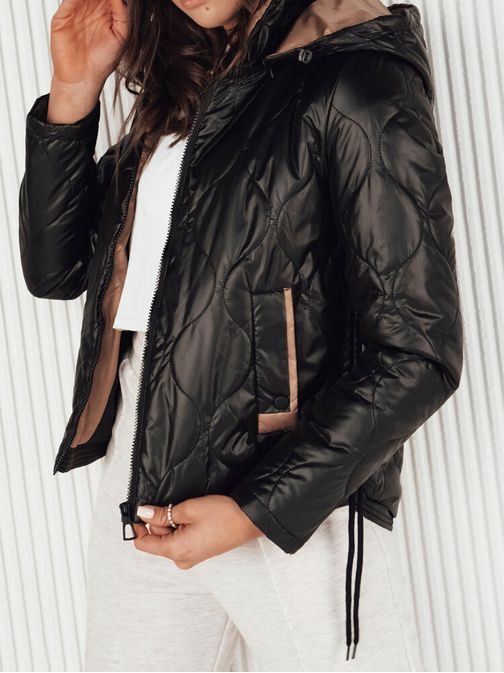 Dámská prošívaná černá bunda Maxwell