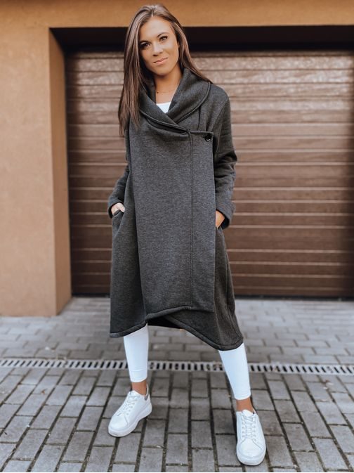 Originální tmavě šedá dámská mikina Claudie