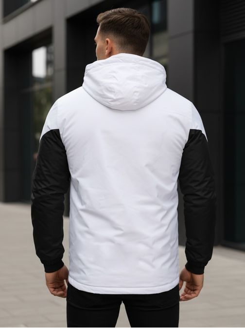 Zimní bílá pánská bunda