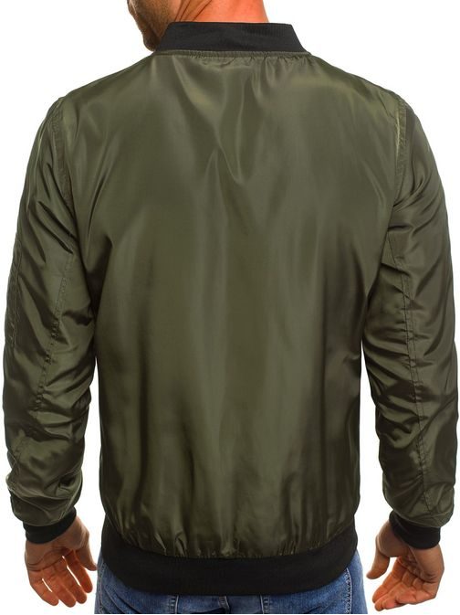 Khaki módní pánská bomber bunda JS/AK101