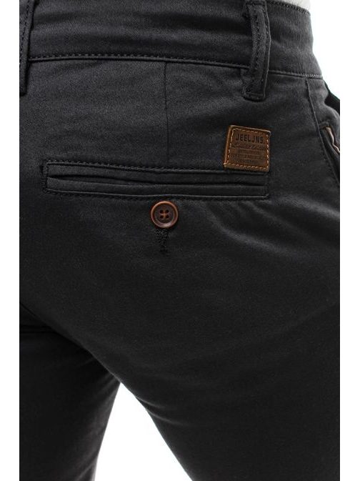 Tmavě šedé společenské kalhoty JEEL 6133