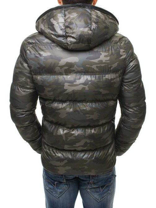 Zimní bunda s maskáčovým vzorem STEGOL 128 KHAKI