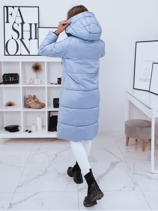 Dámská trendy oboustranná bunda Fercy nebesky modrá