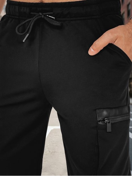 Jedinečná pánská souprava s kapsami v černé barvě