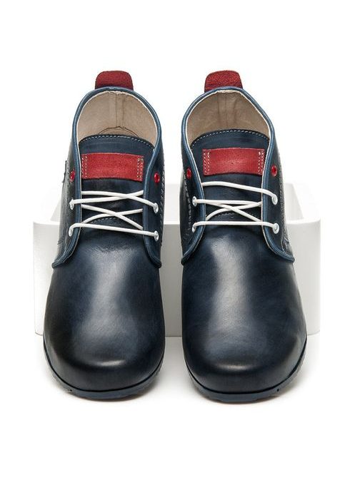 Stylové moderní modré pánské boty