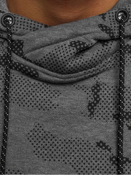 Maskáčová mikina v tmavě šedé barvě JS/DD131-10Z