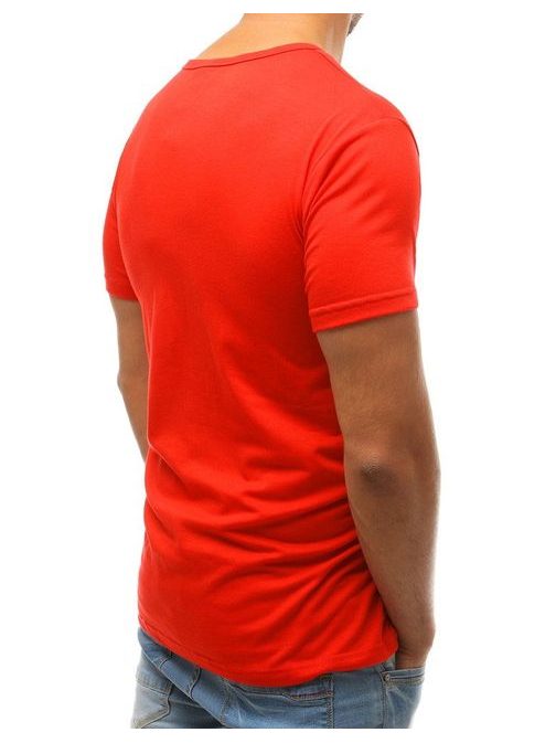 Červené tričko s potiskem
