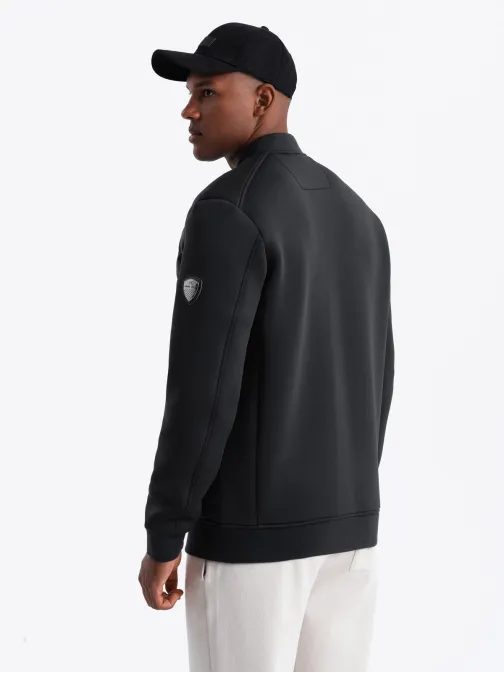 Černá bomber trendy bunda V1 JALP-0141