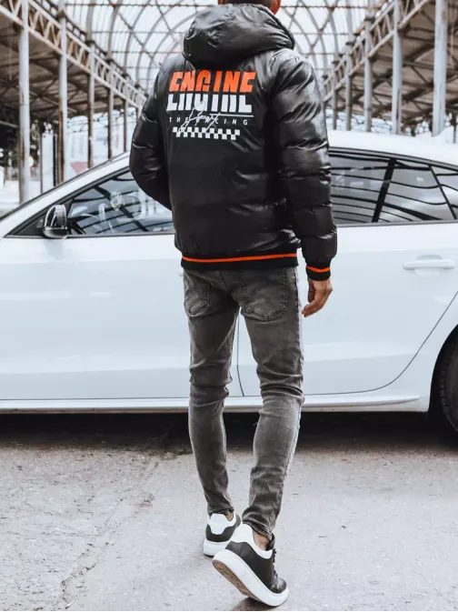 Oboustranná zelená zimní bunda