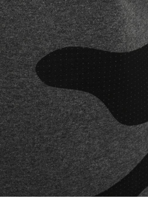 Moderní tmavě šedé pánské triko s černými fleky BREEZY 9081