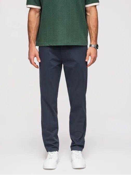Pánské tmavě modré chinos kalhoty V4 PACP-0293