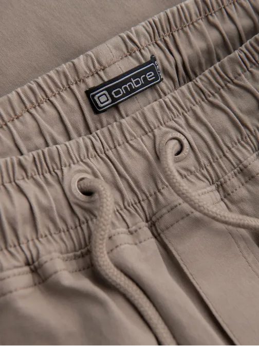 Trendy béžové jogger kalhoty V2 PAJO-0123