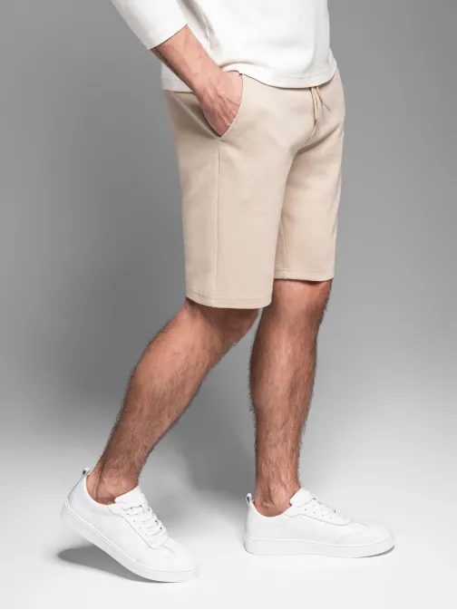Béžové chinos šortky V2 SRCS-0168