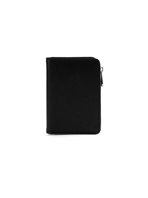 Kožená peněženka v černé barvě Oscar