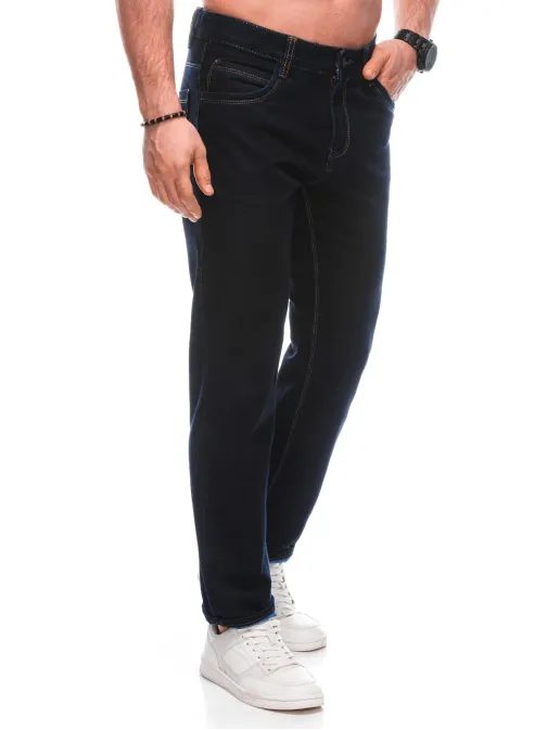 Trendy tmavě modré pánské rifle P1467