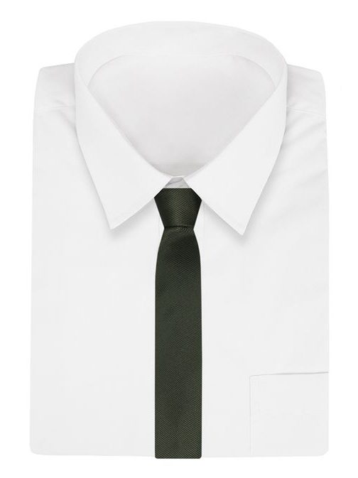 Olivová pánská kravata