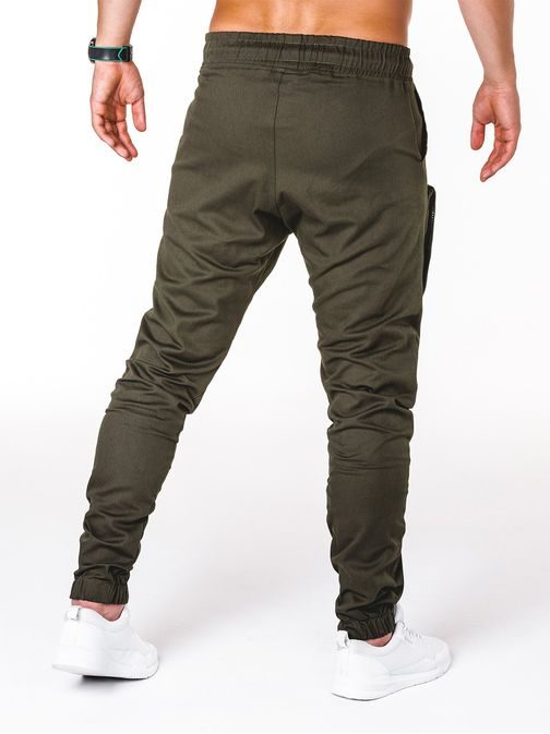 ORIGINÁLNÍ JOGGER KALHOTY KHAKI P705