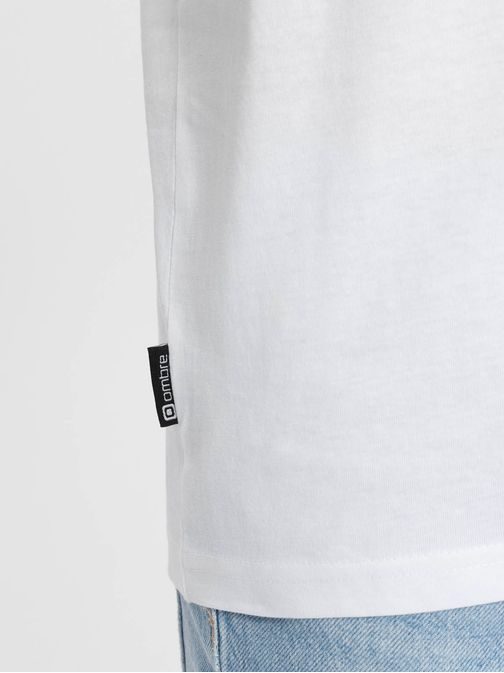 Trendy bílé tričko s nápisem V1 TSPT-0128