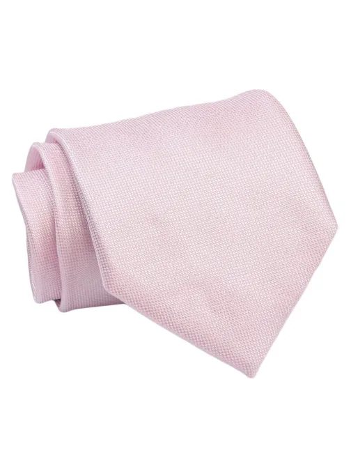 Růžová široká kravata Chattier