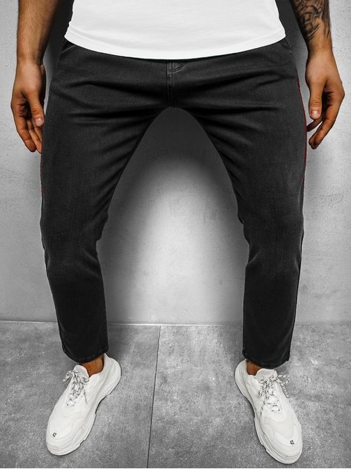 Moderní černé pánské džíny B/7154Z