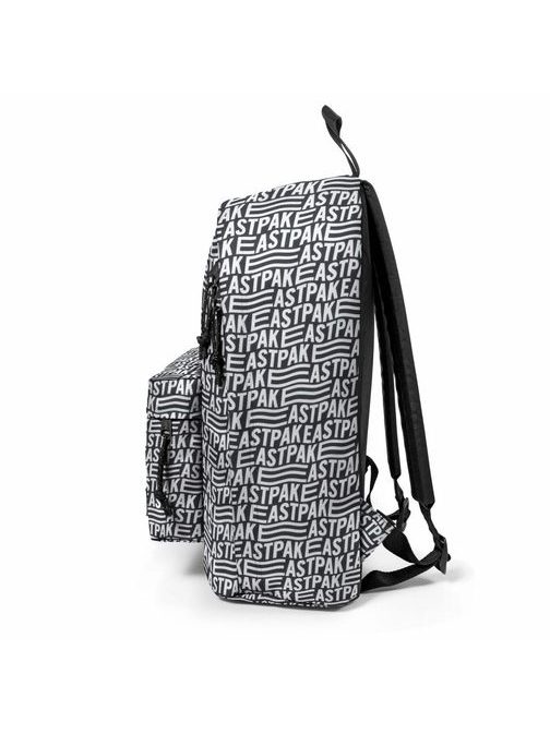 Černo-bílý ruksak Eastpak Out of Office Sculptype