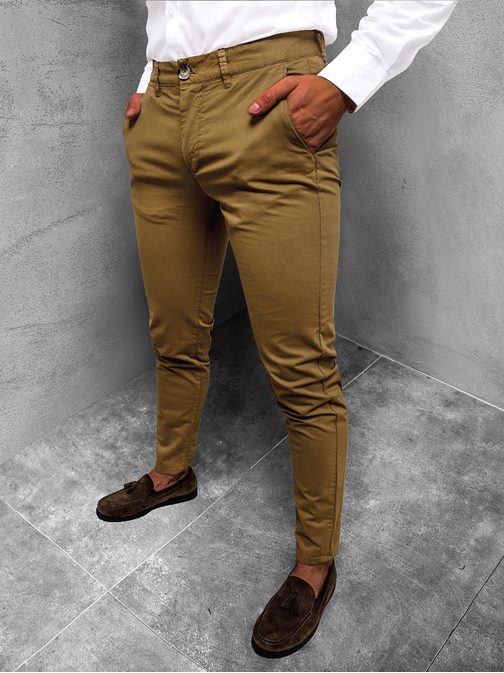 Chinos kalhoty v kamelové barvě JB/JP1146/5