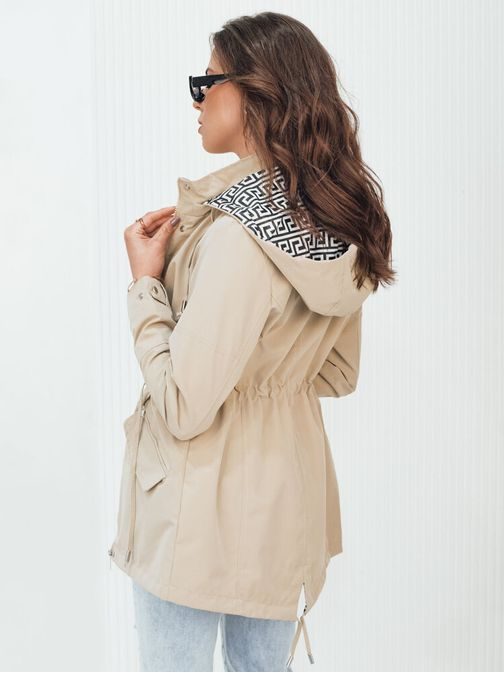 Trendy béžová dámská parka Avelin