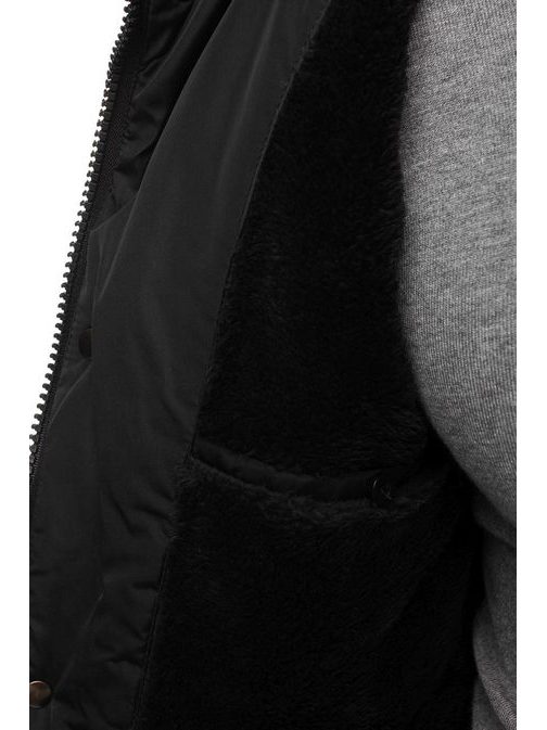 Zimní černá pánská bunda 3021