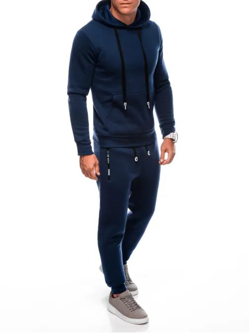Trendy tepláková tmavě modrá souprava (mikina+tepláky) Z88