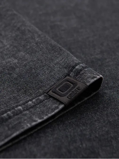 Černé pánské tričko se sepraným vzorem V1 TSWT-0116