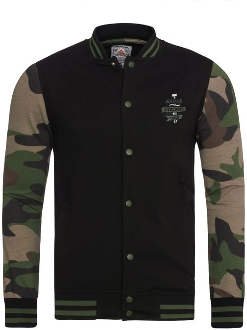 Trendy pánská moderní army mikina ATHLETIC 766