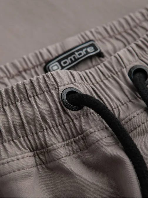 Trendy béžové jogger kalhoty V2 PAJO-0125