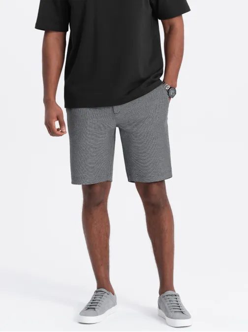 Černé chinos kraťasy V2 SRCS-0127