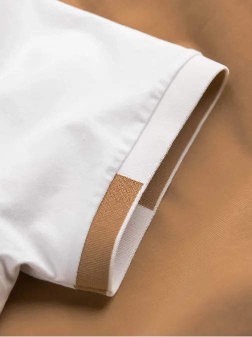 Atraktivní hnědé tričko V1 TSCT-0176