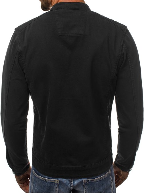 Stylová riflová bunda černá  B/2066
