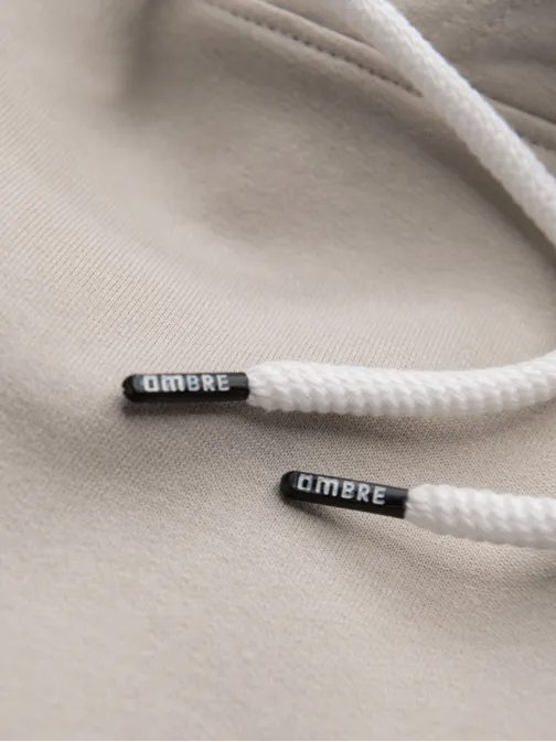 Nadčasová béžová mikina V1 SSBN-0177